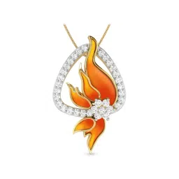 PC Jeweller Asrasya 18k Gold Pendant without Chain for Women-picture-23