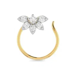 PC Jeweller Brennon 18k Gold Nosepin for Women-picture-32