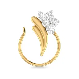 PC Jeweller Buan 18k Gold Nosepin for Women-picture-14