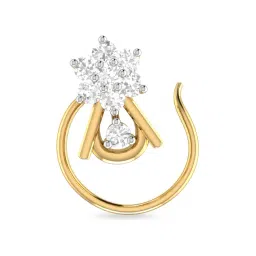 PC Jeweller Byme 18k Gold Nosepin for Women-picture-37