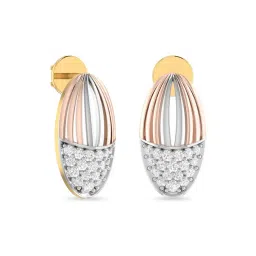 PC Jeweller Crevan 18k Rose Gold Earrings for Women-picture-25