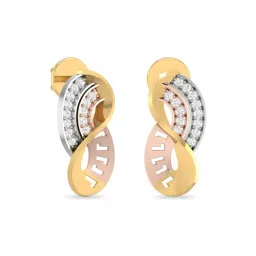 PC Jeweller Cullin 18k Gold Earrings for Women-picture-22