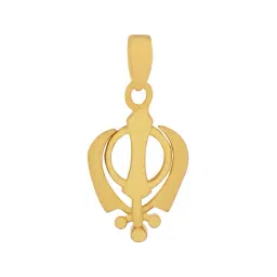 PC Jeweller Khalsa 22 kt Gold Pendant without Chain-picture-10