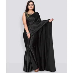 pcdesigner Solid/Plain Bollywood Satin Saree-picture-13