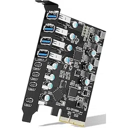 PCIe USB 3.2/3.1 Gen 2 Card 8 Ports (4X Type USB C - 4 USB A) Expansion Card 10Gbps USB C PCIe Card PC Internal USB hub for Windows 7/8/10 Linux and MacPro 4.1/5.1-picture-23