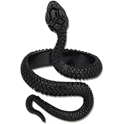 pdy fashion black color snack ring for unisex-picture-39