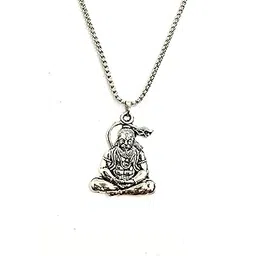 pdy fashion Siting Hanuman Locket Mens Womens Religious God Hanuman Pendant for Men & Women-picture-41