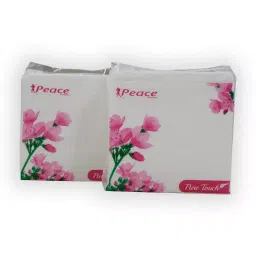 Peace Pure Touch Napkins 100% Virgin Tissues 50 Pulls 1Ply (Pack of 4)-picture-25