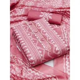 Peachmode Printed Pure Cotton Unstitched Dress Material-picture-33