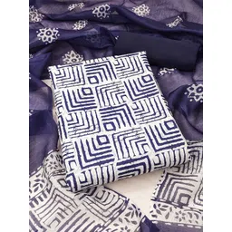 Peachmode Printed Pure Cotton Unstitched Dress Material-picture-26