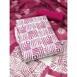 Peachmode Printed Pure Cotton Unstitched Dress Material-picture-14