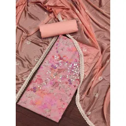 Peachmode Printed Pure Cotton Unstitched Dress Material-picture-24