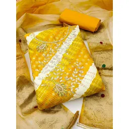 Peachmode Printed Pure Cotton Unstitched Dress Material-picture-25