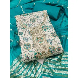 Peachmode Printed Pure Cotton Unstitched Dress Material-picture-15