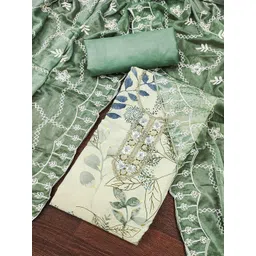 Peachmode Printed Pure Cotton Unstitched Dress Material-picture-31