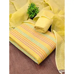 Peachmode Printed Pure Cotton Unstitched Dress Material-picture-13