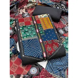 Peachmode Printed Pure Cotton Unstitched Dress Material-picture-20