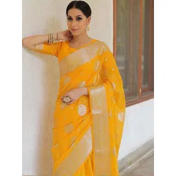 Peachmode Woven Design Zari Saree-picture-38