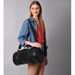 peakpack 25 L Gym Duffel Bag - Gym Duffel Bag with 700 ml Protein Shaker Bottle || (BLACK Bag) - Black-picture-11