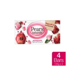 Pears Naturale Pomegranate Brightening Bathing Soap Bar (Pack of 4)-picture-21