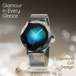 Pebble Vienna 1.27" HD Display, BT Calling Smart Watch for Women, Diamond Cut Design, Female Health Monitoring, Heart Rate Monitoring, Sleep Monitoring, Multipl Sports Mode, 200 mah image 3