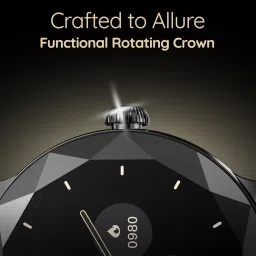 Pebble Vienna 1.27" HD Display, BT Calling Smart Watch for Women, Diamond Cut Design, Female Health Monitoring, Heart Rate Monitoring, Sleep Monitoring, Multipl Sports Mode, 200 mah image 5