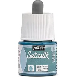 Pebeo Setasilk Silk Painting 45-Milliliter Bottle, Turquoise-picture-18