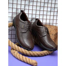 Peclo Men Solid Formal Derby Shoes-picture-34