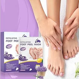Peeling & Exfoliating | Deep Exfoliation with Glycolic Acid, Removes Dead Skin, Cruelty-Free, Foot Peel Off Mask(1 Pair Lavender Foot Mask)-picture-34
