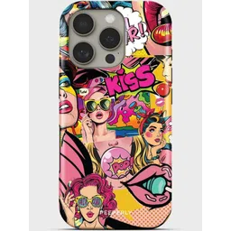 PEEPERLY Women Conversational Printed iPhone 14 Pro Back Case Mobile Accessories-image-14