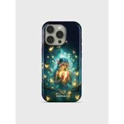 PEEPERLY Women Fairies Graphic Printed Impact Resistant iPhone 14 Plus Crystal Back Case-image-3