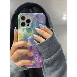 PEEPERLY Women Floral Printed iPhone 14 Plus Crystal Back Case image 2