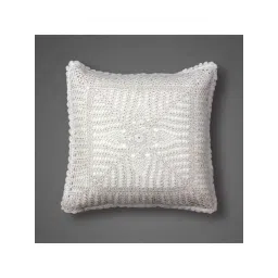 Peepul Tree Off White Pure Cotton Cushion Cover-picture-42
