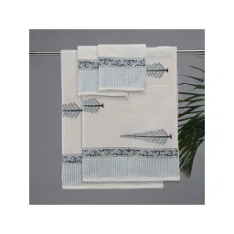 Peepul Tree Pure Cotton 1 Bath Towel (White)-picture-14