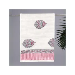 Peepul Tree Pure Cotton 1 Bath Towel (White) image 1