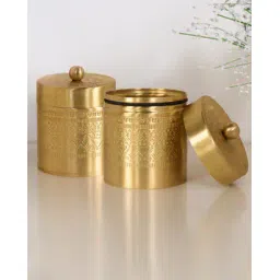 peepul tree Set of 2 Storage Jars with Lid-picture-18