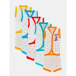 Peerless Wear Kids Pack Of 5 Angry Birds Printed Pure Cotton Clothing Set-picture-31