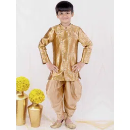 Pehanaava Boys Printed Long Sleeve Sherwani-picture-10