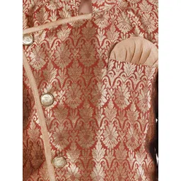 Pehanaava Boys Printed Long Sleeve  Sherwani image 3