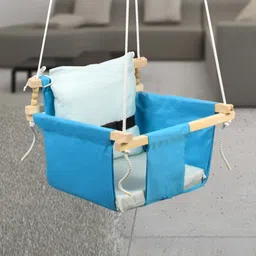 pelixo Wooden Swing for Baby, Baby Hammock Swing with Pillow, Hanging Swing Seat Chair Bouncer-picture-10