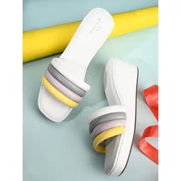 pelle albero Colourblocked Wedge Sandals-picture-24