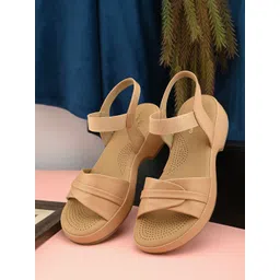 pelle albero Faux Leather Slip on Extra Padding Comfortable Sandal For Women-picture-28