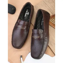 Pelle Albero Men's Brown Casual Loafers-picture-17