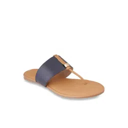 Pelle Albero Women's Blue T-Strap Sandals-picture-35