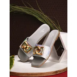 Pelle Albero Women's Grey Casual Sandals-picture-47