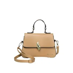 PELLE LUXUR Brown Solid Small Sling Handbag-picture-22