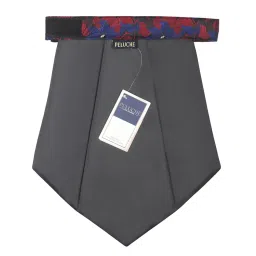 peluche Mesmerizing Floral Blue Cravat & Pocket Square set For Men image 3