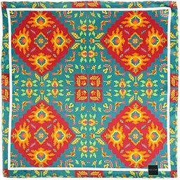 peluche Blossom Breeze Multicolor Pocket Square for Men (14X14 inches)-picture-43