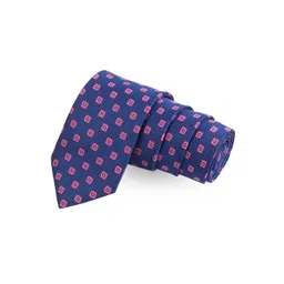PELUCHE Blue Checked Broad Tie-picture-33