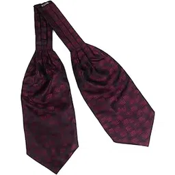 peluche Grandiose Gala Burgundy Cravat for Men-picture-26